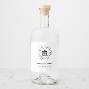 Logotipo comercial Nombre Etiquetas para frasc