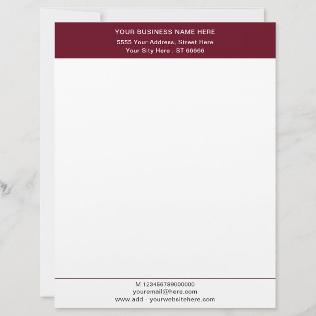 Logotipo comercial personalizado Dirección Papel c (Anverso)