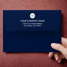 Logotipo comercial personalizado Navy Azul