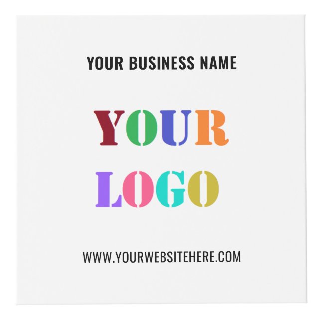 Logotipo comercial personalizado y cubo promociona (Reverso)