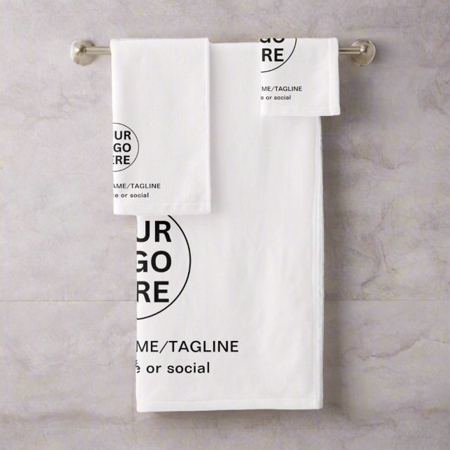 Logotipo comercial promocional y blanco del texto (Subido por el creador)