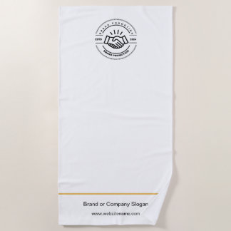 Logotipo comercial | Toalla de playa Minimalista T