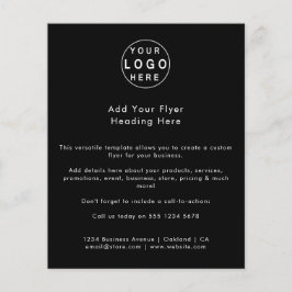 Logotipo comercial | Volante promocional Minimalis