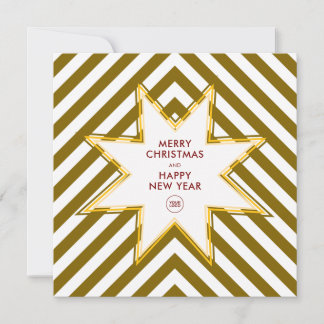 Logotipo corporativo de Navidad de Gold Star Busin