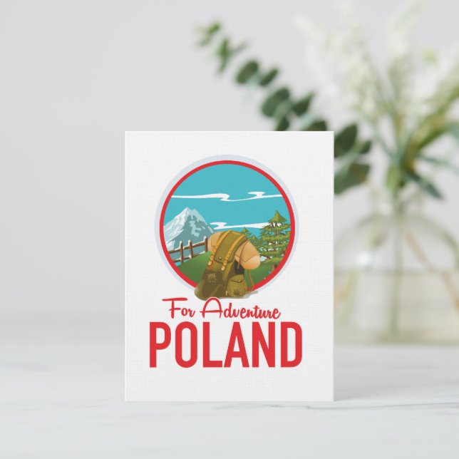 logotipo de Adventure Poland Travel (Anverso de pie)