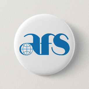 Logotipo de AFS 1976 Botón Redondo, Grande, 3 Pulg
