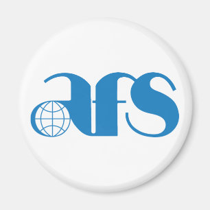 Logotipo de AFS 1976 estándar, imán circular de 2¼