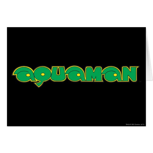 Logotipo de Aquaman Green (Anverso (Horizontal))