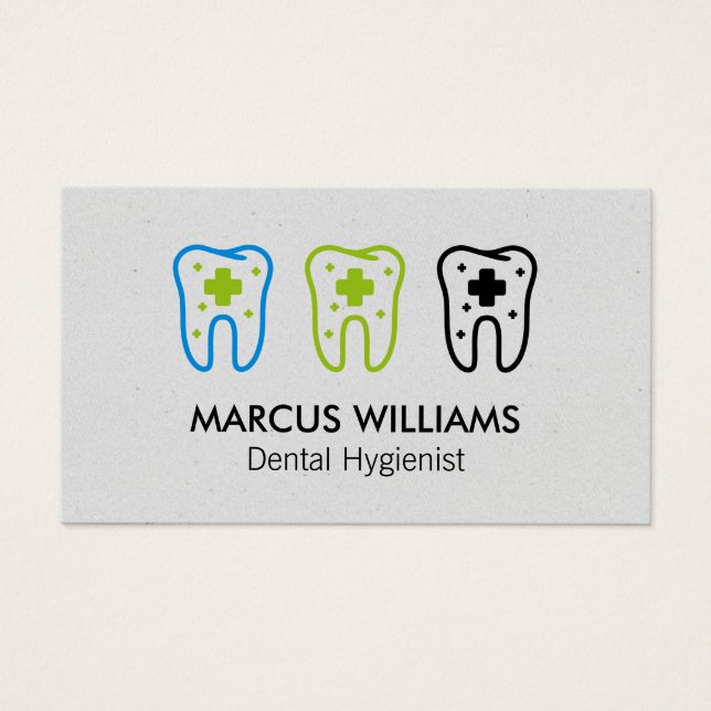 Logotipo de ayuda dental | Profesionales dentales (Frente)