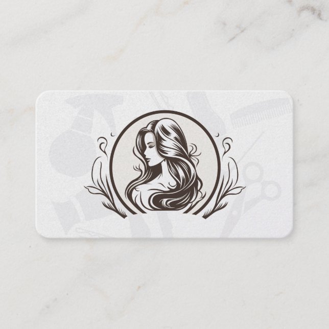 Logotipo de Belleza de Cabello | Cita (Anverso)