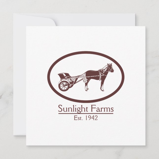 Logotipo de caballo y buggy (Anverso)