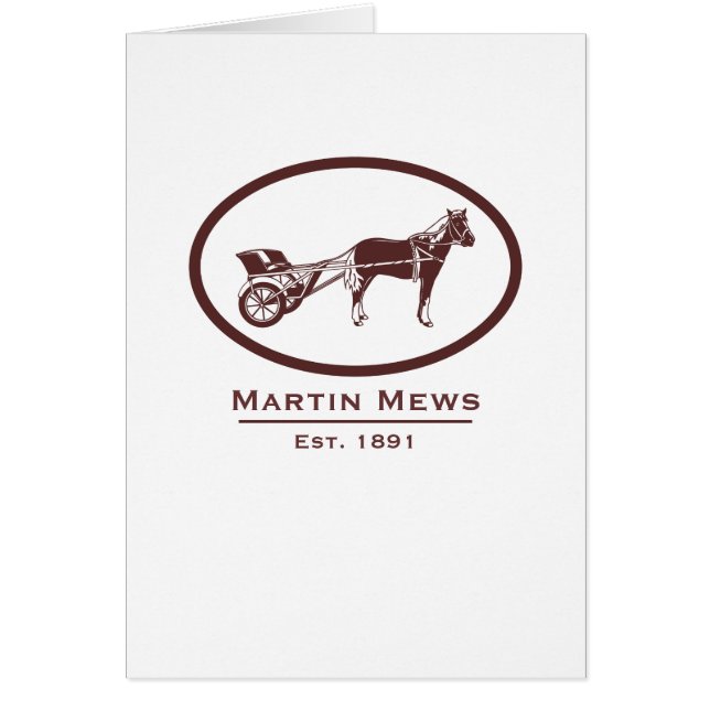 Logotipo de caballo y buggy (Frente)