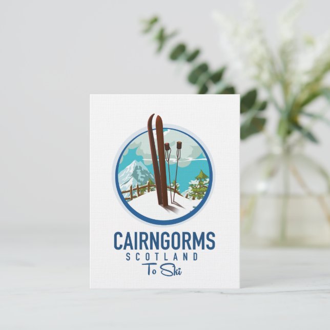 logotipo de Cairngorms Escocia (Anverso de pie)