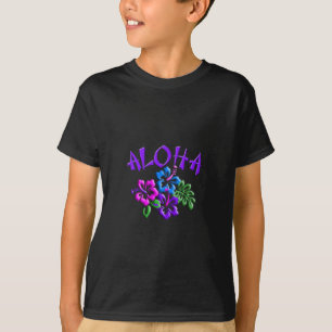 Logotipo de camiseta de Aloha Hibiscus