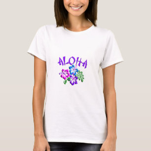 Logotipo de camiseta de Aloha Hibiscus