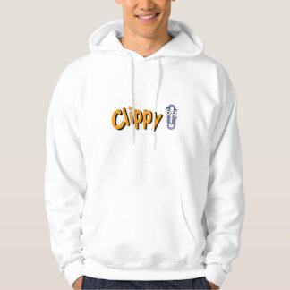 Logotipo de Clippy - sudadera con capucha
