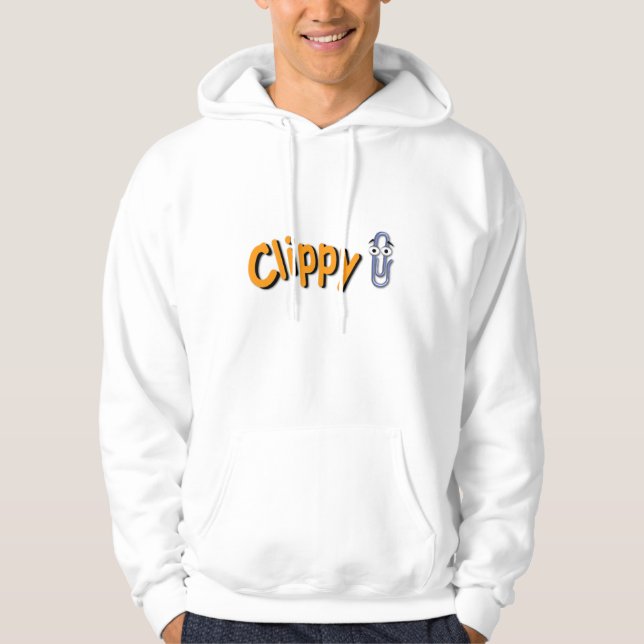 Logotipo de Clippy - sudadera con capucha (Anverso)