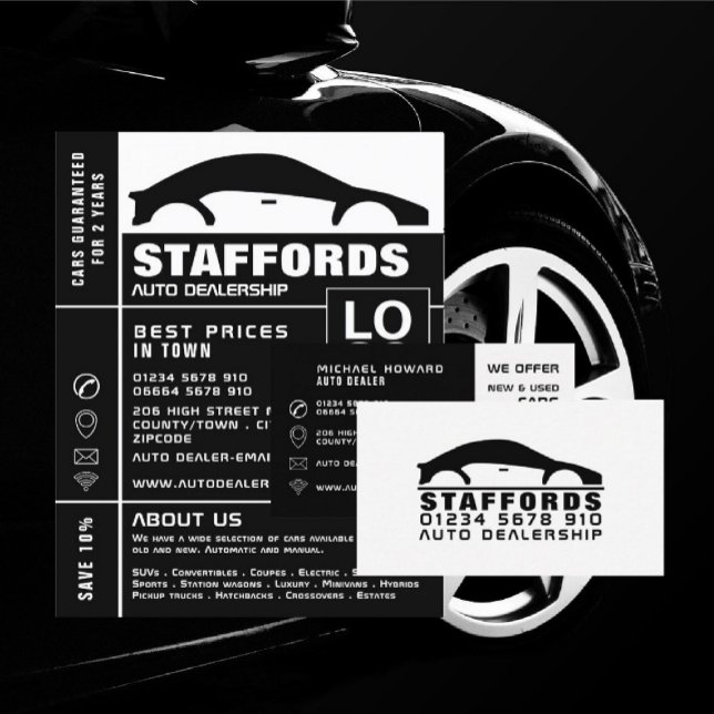 Logotipo de coche, publicidad de autodistribución (Subido por el creador)
