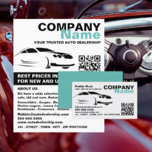 Logotipo de coche rápido, publicidad del concesion