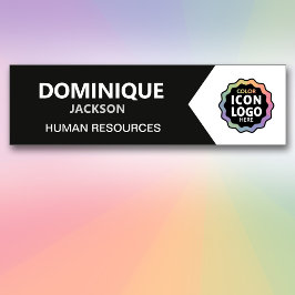 Logotipo de color en negrita Identificación de emp