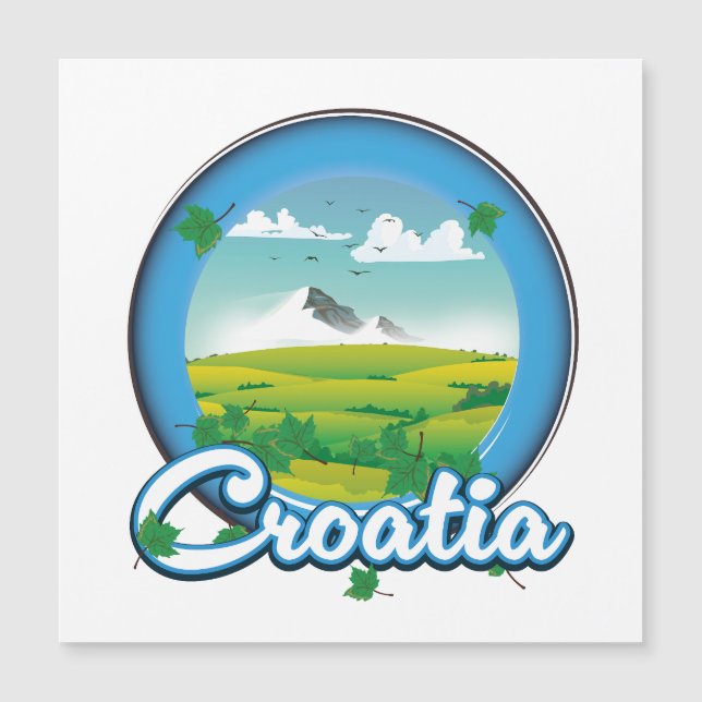 logotipo de Croacia Travel (Anverso)
