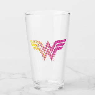 Logotipo de degradado de semitonos rosados de muje