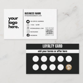 Logotipo de diseño de tarjeta de visita corporativ