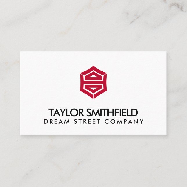 Logotipo de época Tarjeta de presentación profesio (Anverso)