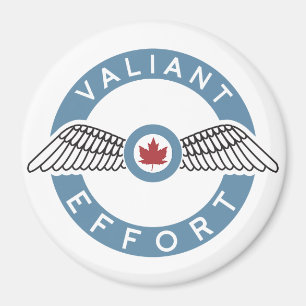 Logotipo de esfuerzo válido - imán