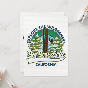 logotipo de esquí del lago Big Bear California