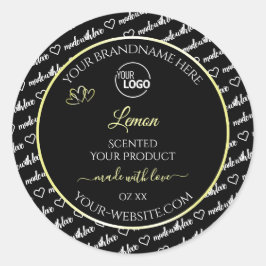 Logotipo de etiquetas de productos de crema de art