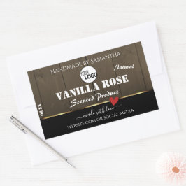 Logotipo de etiquetas de productos de granos de ma