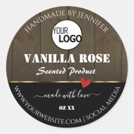 Logotipo de etiquetas de productos de granos de ma