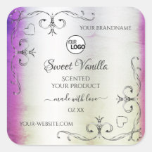 Logotipo de etiquetas de productos Ornate de Mármo