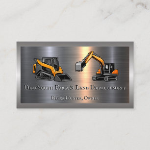 Logotipo de excavación   Tarjeta de presentación m