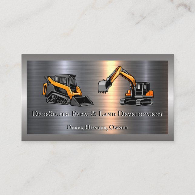 Logotipo de excavación | Tarjeta de presentación m (Anverso)
