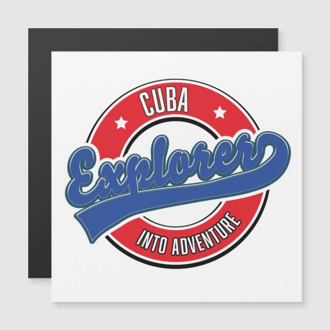 logotipo de explorador de Cuba en aventura (Anverso/Reverso)