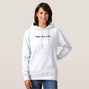 Logotipo de gran tamaño de la sudadera con capuch