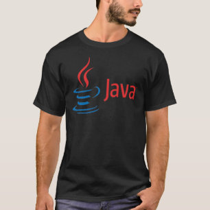 Logotipo de Java impreso en camiseta clásica