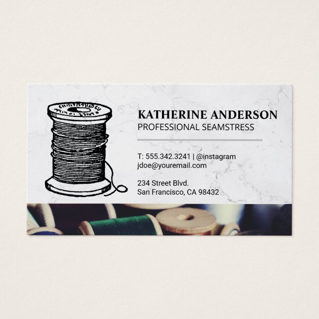 Logotipo de la banda de subprocesos de costura (Frente)