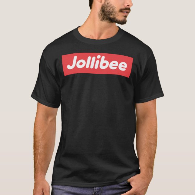 Logotipo de la caja de jollibee camiseta esencial (Anverso)