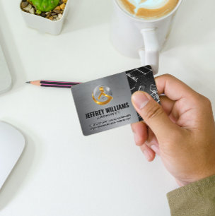 Logotipo de la casa Tarjeta de presentación Blue