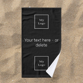 Logotipo de la compañía: negocio de texto blanco n