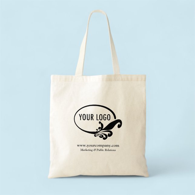 Logotipo de la Compañía Personalizado de Bolsas de (MISOOK 15.75 x 15.25 inch Tote Bag with Logo)