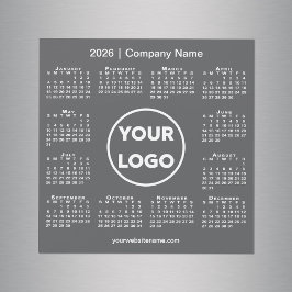 Logotipo de la empresa de calendarios modernos 202