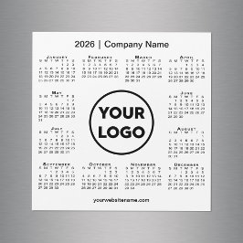 Logotipo de la empresa de calendarios modernos 202
