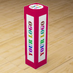 Logotipo de la empresa personalizado Cajas de rega<br><div class="desc">Colores personalizados - Caja de vinos con el logotipo de su empresa Cajas de regalo personalizadas promocionales - Hacer único su propio diseño - Añadir su logotipo / imagen o código QR - Foto / o texto / más - Redimensionar y mover o eliminar y añadir elementos / imágenes con...</div>