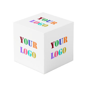 Logotipo de la empresa personalizado Cubo promocio