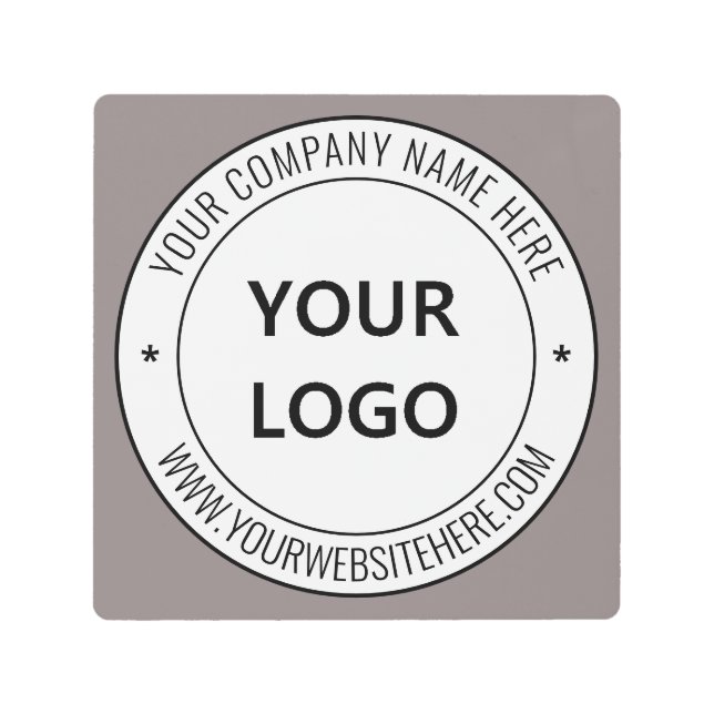 Logotipo de la empresa personalizado e impresión M (Anverso)