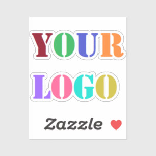 Logotipo de la empresa personalizado Su Pegatina p